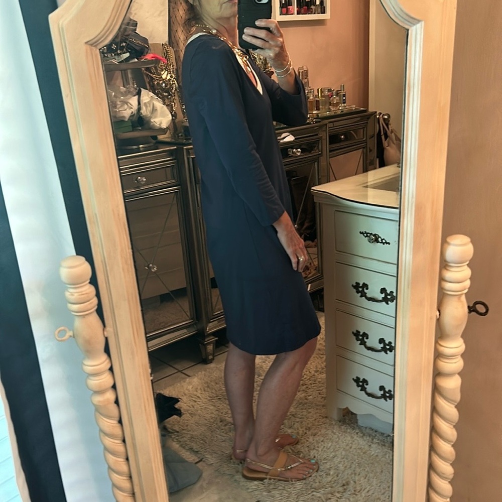 100% Pima Cotton Lilly Pulitzer Dress - Picture 4 of 10